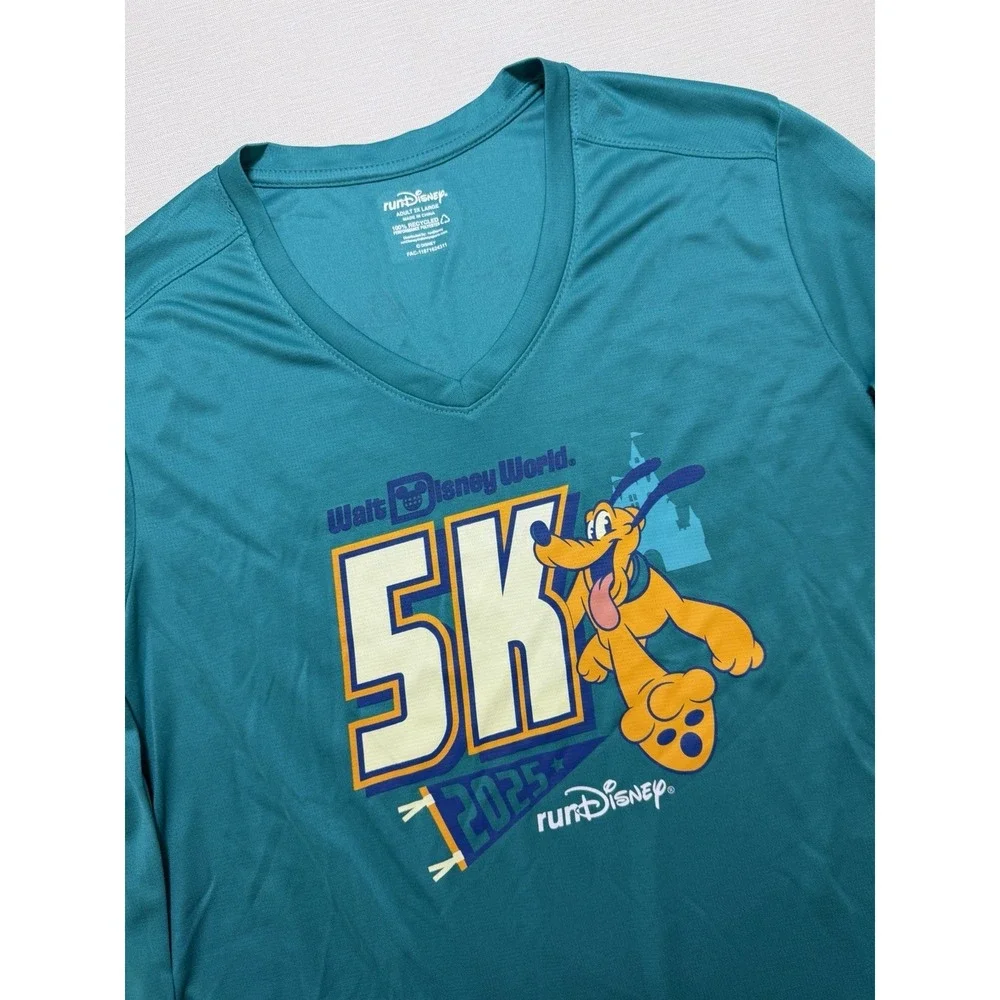 RunDisney Walt Disney World 5K 2025 Race Shirt Goofy Adult 2XL